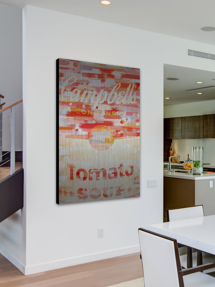 "Campbells" UV Ink Print on Brushed  Aluminum, 30"x45"