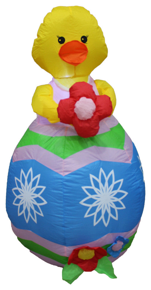 Baby Chick With Flower, 4'