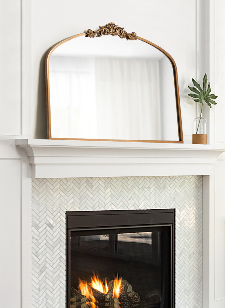 Arendahl Traditional Arch Mirror, Gold, 36x29
