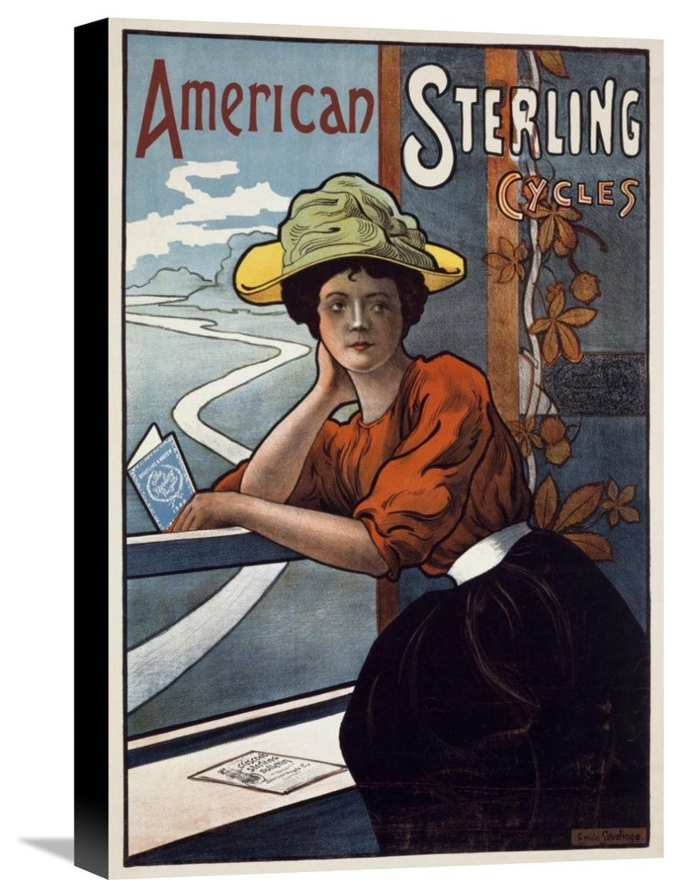 American Sterling Cycles, 15"X22"