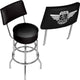 Dodge Garage Swivel Bar Stool With Back