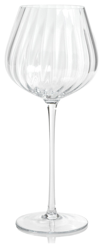 Malden Optic Red Wine Glasses, Set of 4, Clear