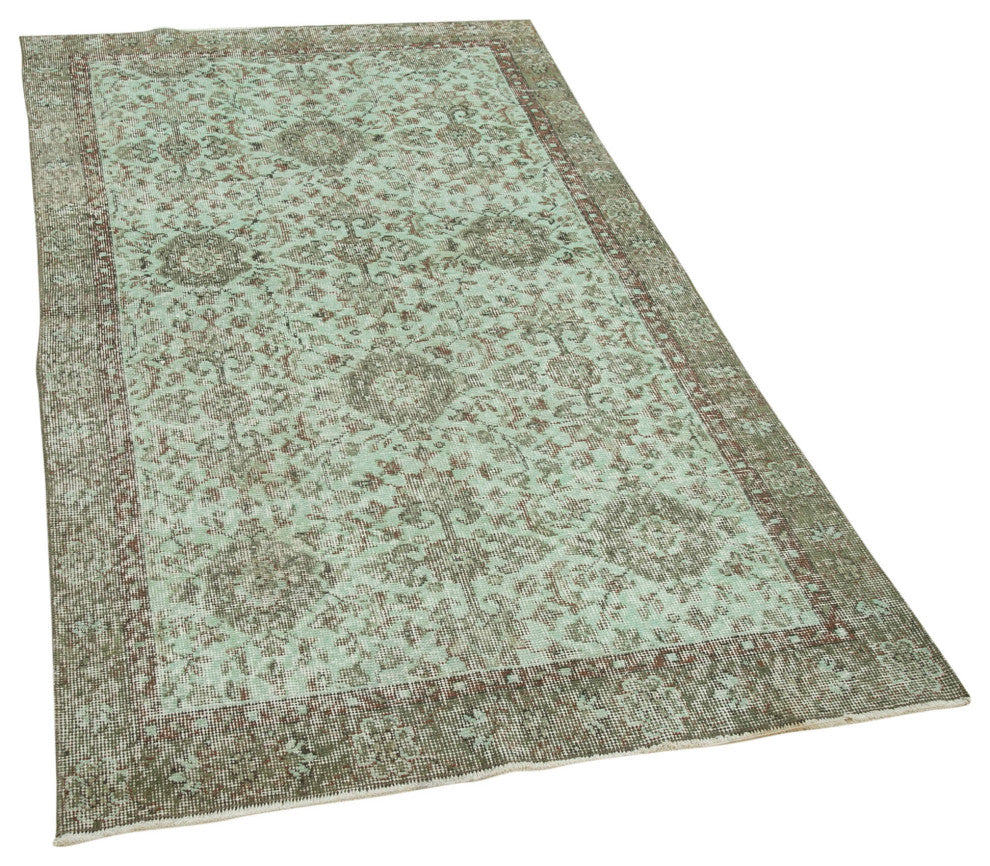 Rug N Carpet - Handwoven Anatolian 3' 7" x 6' 7" Antique Small Area Rug
