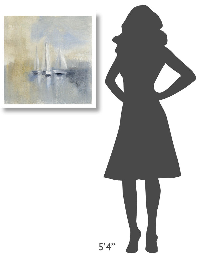 "Morning Sail I" Digital Paper Print by Silvia Vassileva, 26"x26"