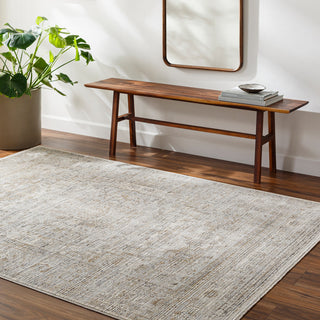 Surya Edmonton EDO-2303 Machine Woven Area Rug, Cream, 7'10" x 10'