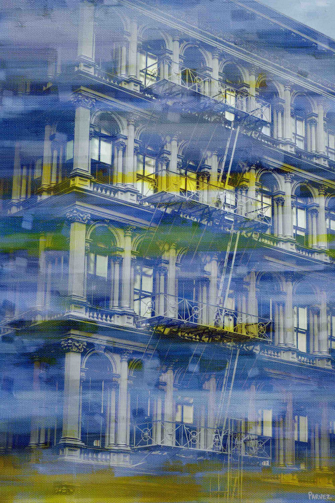 "NYC Architecture" Print on Canvas, 40"x60"
