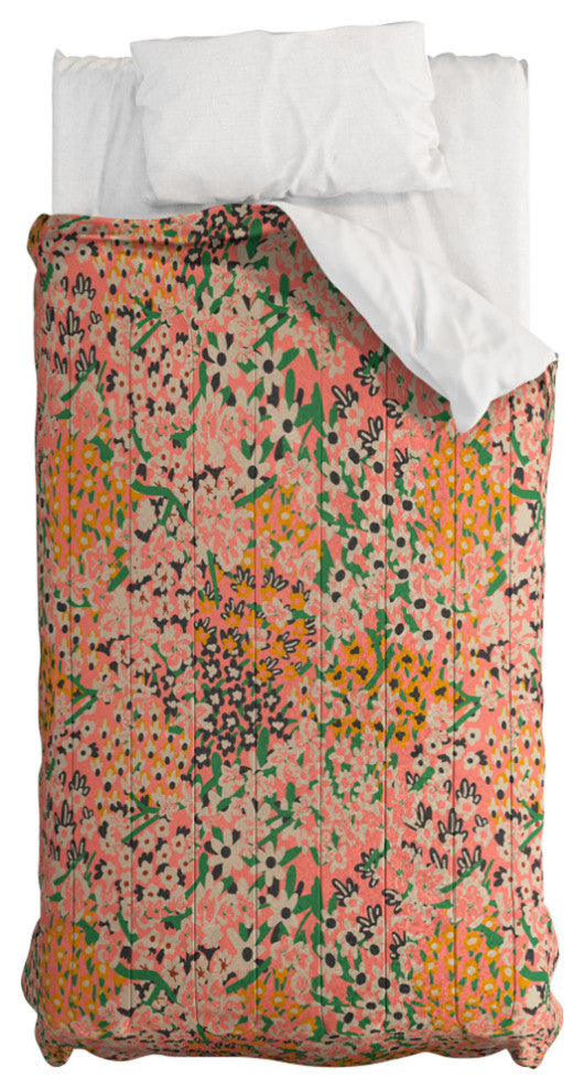 Deny Designs Holli Zollinger Bengal Maya Floral Bed in a Bag, Twin