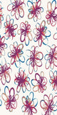 Penelope Decorative Holiday Floral Print Bath Towel, Purple