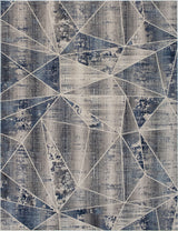 Noori Rug Low-Pile Lyman Grey/Blue Rug