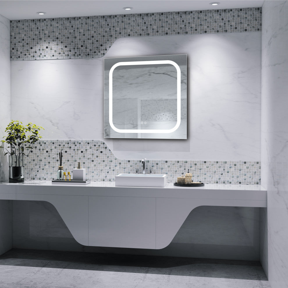 CHLOE Lighting SPECULO Embedded LED Mirror 6000K, Daylight White, 24"