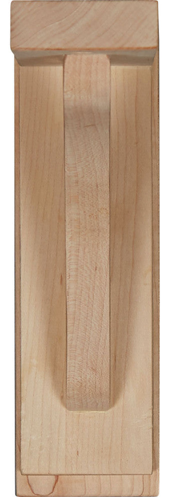 2 1/2"W x 8 3/4"D x 8 1/4"H Reece Shelf Bracket, Alder