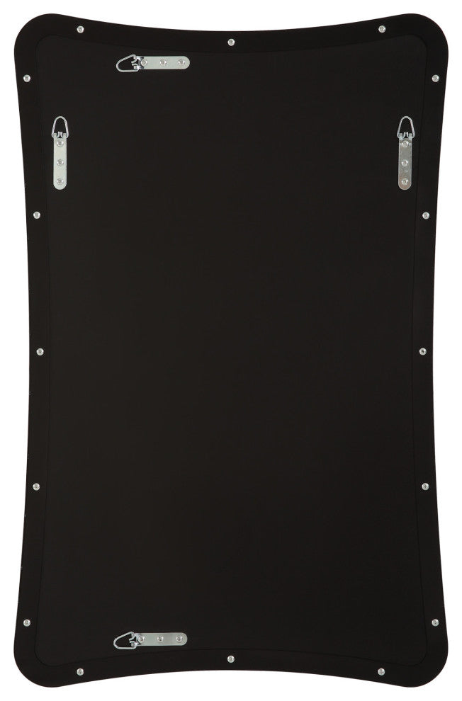 Uttermost 09965 Loudon 22" W x 34" H Rectangular Framed Bathroom - Satin Black