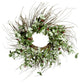 Winter Silver Dollar Wreath, 24"