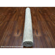 Beige Angora Oushak with All Over Design Hand Knotted Afghan Wool Rug, 4'0"x6'0"