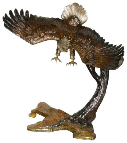 Swooping Eagle, 64", Special Patina