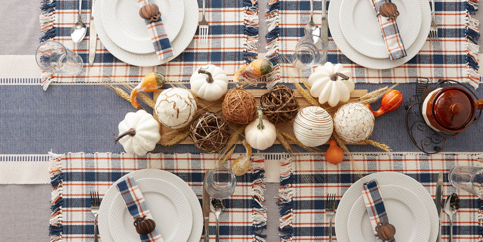 Autumn Farmhouse Plaid Placemat, Set Of 6