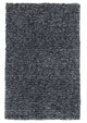 HomeRoots 7' x 9' Polyester Black Heather Area Rug