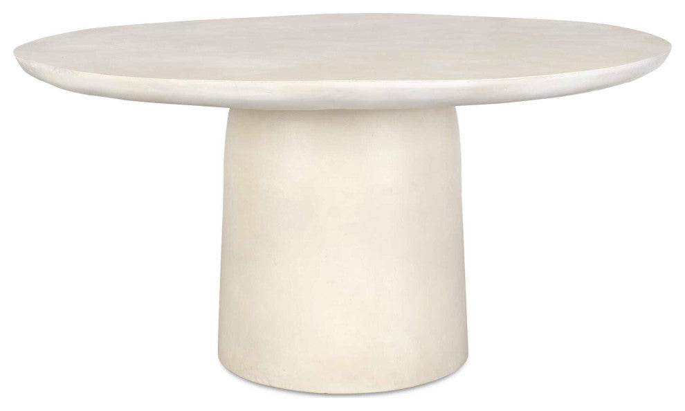 Uttermost Madrone Warm White Outdoor Dining Table