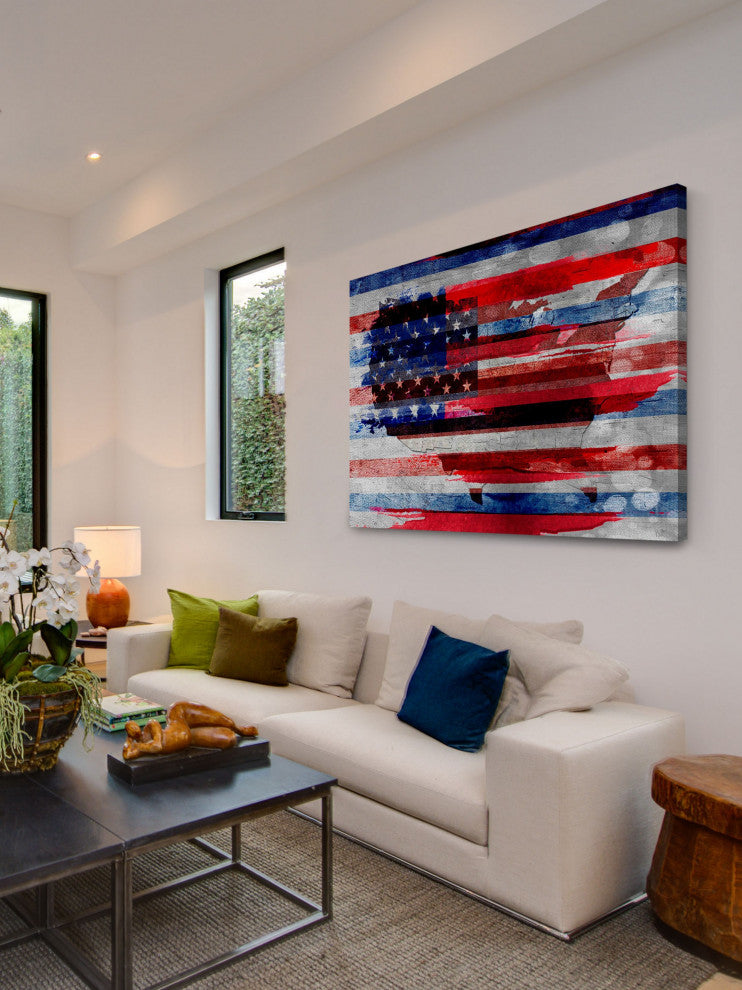"Land of the Free" Print on Canvas, 60"x40"