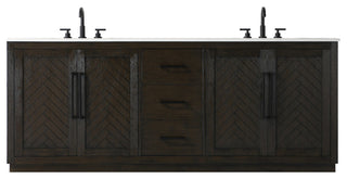 Elegant Lighting VF29084D Chase 84" - Chocolate Oak