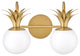 Hinkley Palma Two Light Vanity Heritage Brass