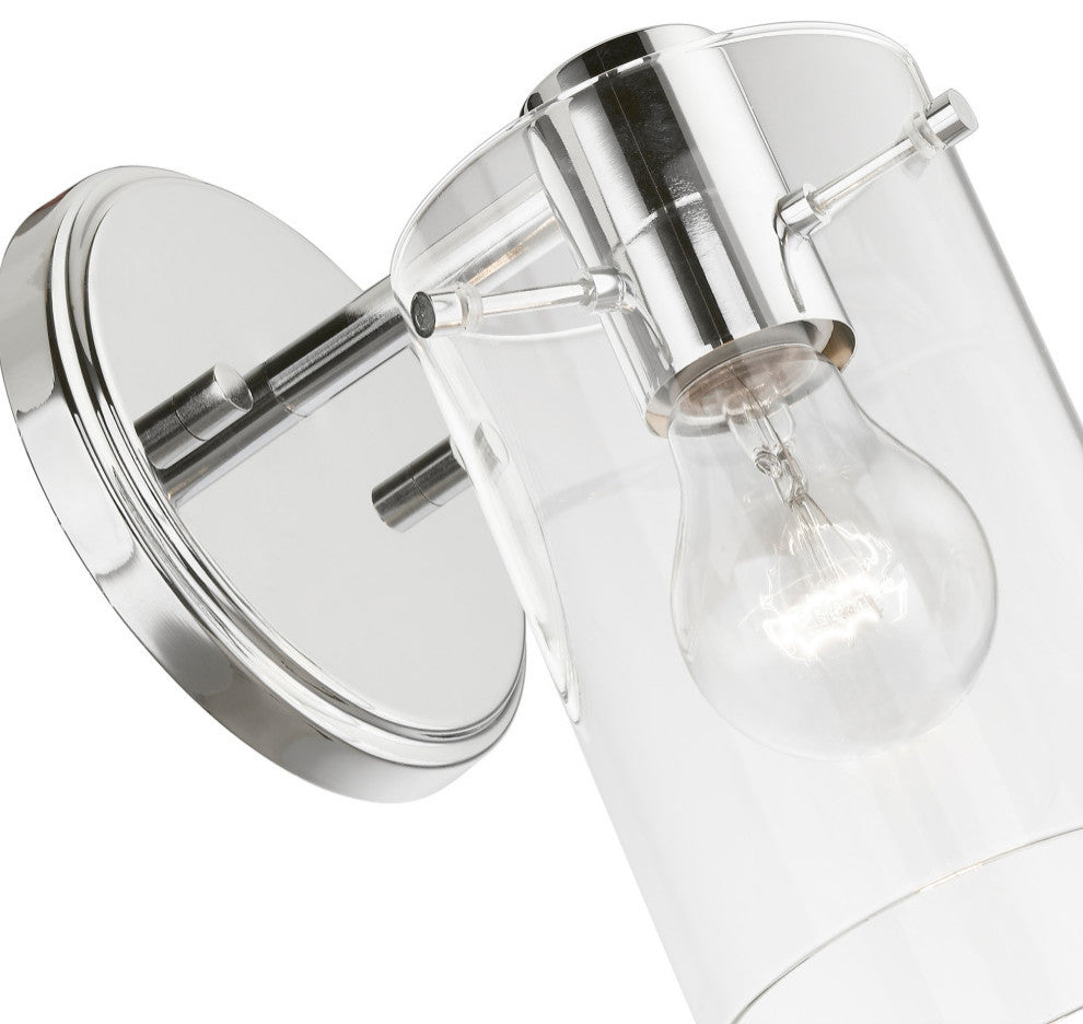 Munich 1 Light Polished Chrome Single Sconce