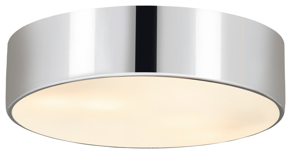 Zlite 2302F4-CH 4-Light Flush Mount, Chrome