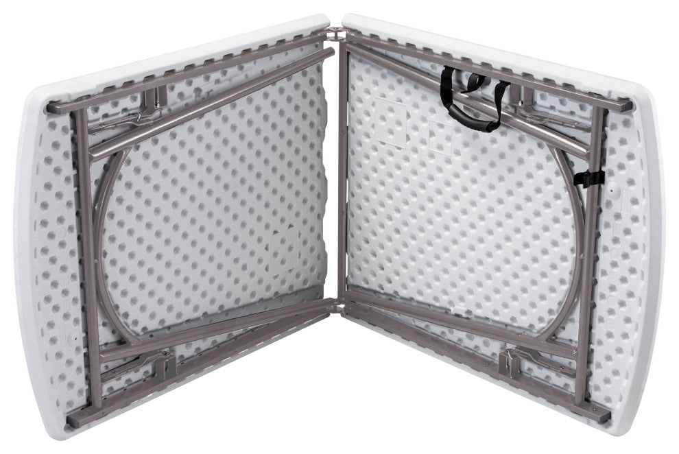 NPS 30" x 72" Heavy Duty Fold-in-Half Table, Speckled Grey