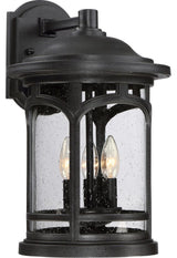 Marblehead 3-Light Outdoor Lantern, Mystic Black