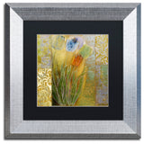 Color Bakery 'Emily I' Art, Silver Frame, Black Matte, 11"x11"