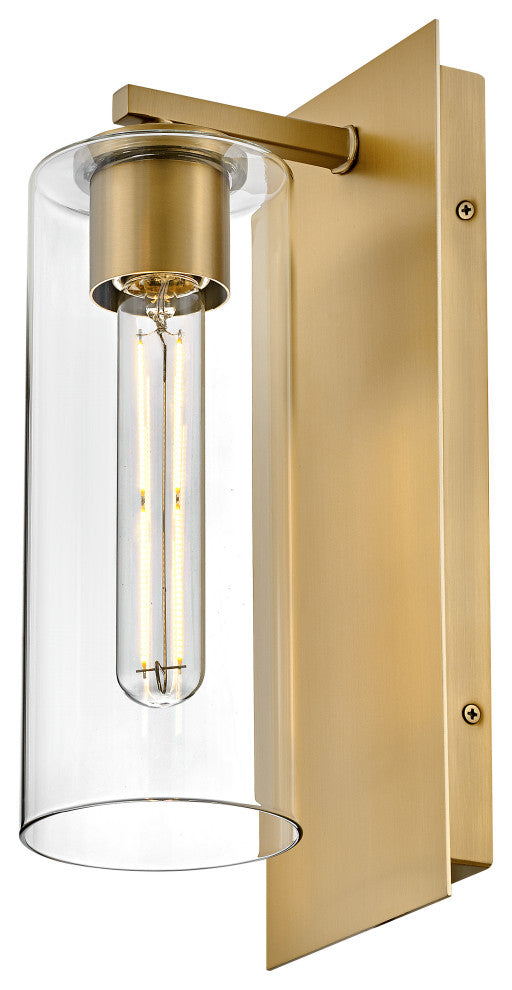 Lark Lane 13" Single Wall Sconce, Lacquered Brass