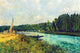 The Banks of the Oise - Gallery Wrapped Canvas Art 28" x 42"