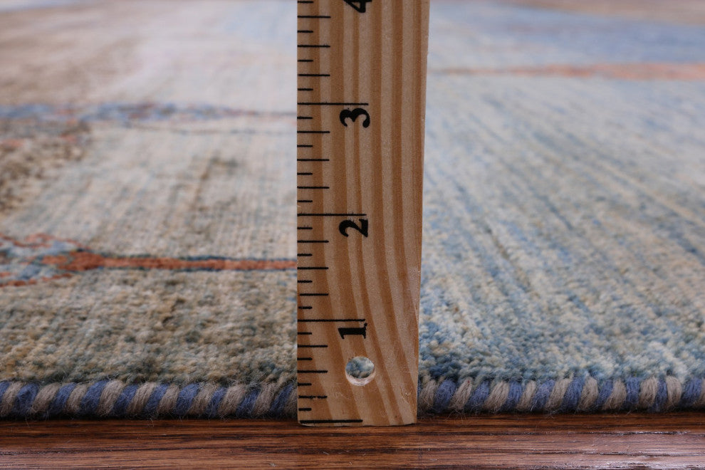 Hand Knotted Tribal Persian Gabbeh Wool Rug 8' 3" X 9' 9" Q9685