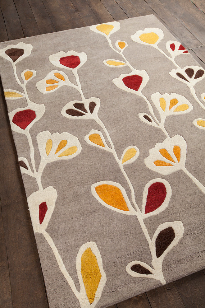 Inhabit Contemporary Area Rug, 5''x7''6"