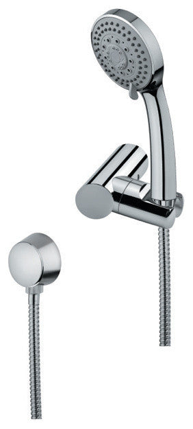 Hand Shower, Shower Bracket, and Water Connection, Chrome