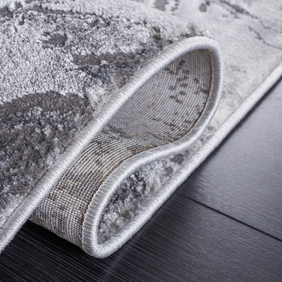 Safavieh Craft Collection CFT864G Rug, Grey/Silver, 2'3" X 8'