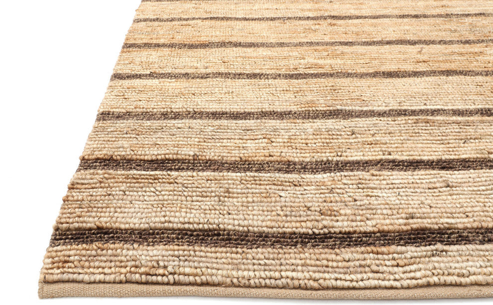 NuStory Summer Barn Boards Hand Woven Solid Color Area Rug in Natural, 5'x8'