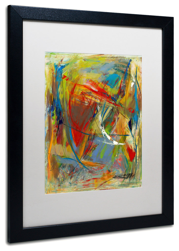 'Toy Of A Cosmic Child' Matted Framed Art, Black Frame, White Matte, 20x16