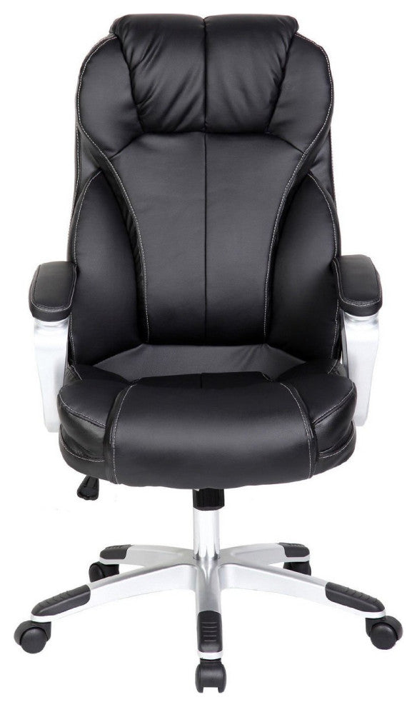 2xhome Deluxe Professional PU Leather Big Tall Ergonomic Office High Back Chair,