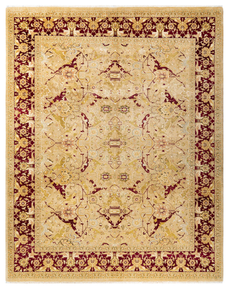 Mogul, One-of-a-Kind Hand-Knotted Area Rug Yellow, 8' 3" x 10' 4"