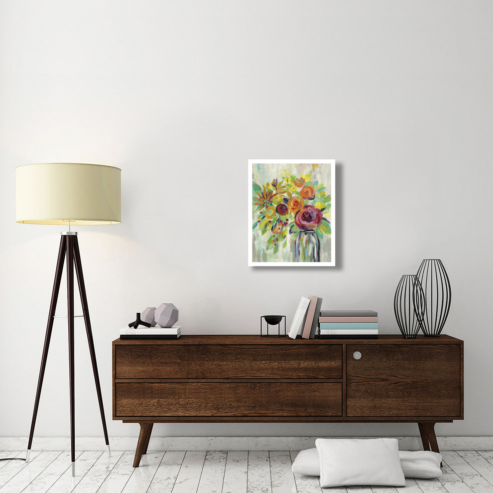 "Flower Still Life II" Digital Paper Print by Silvia Vassileva, 22"x26"