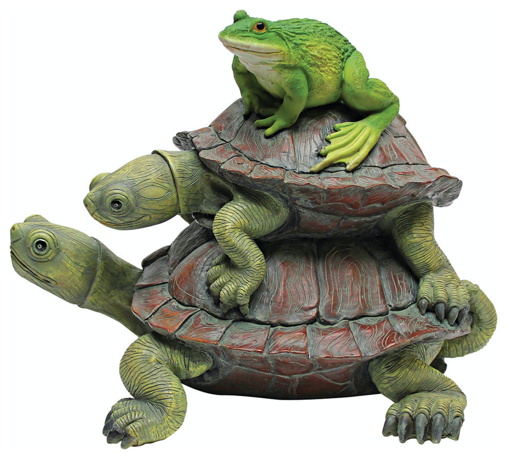 In Good Company Frog and Turtles Statue
