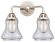 288-2W-PN-G194 Bellmont 2 Light 14" Bath Vanity Light, Polished Nickel