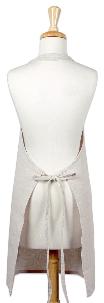 DII Natural Solid Chambray Chef Apron