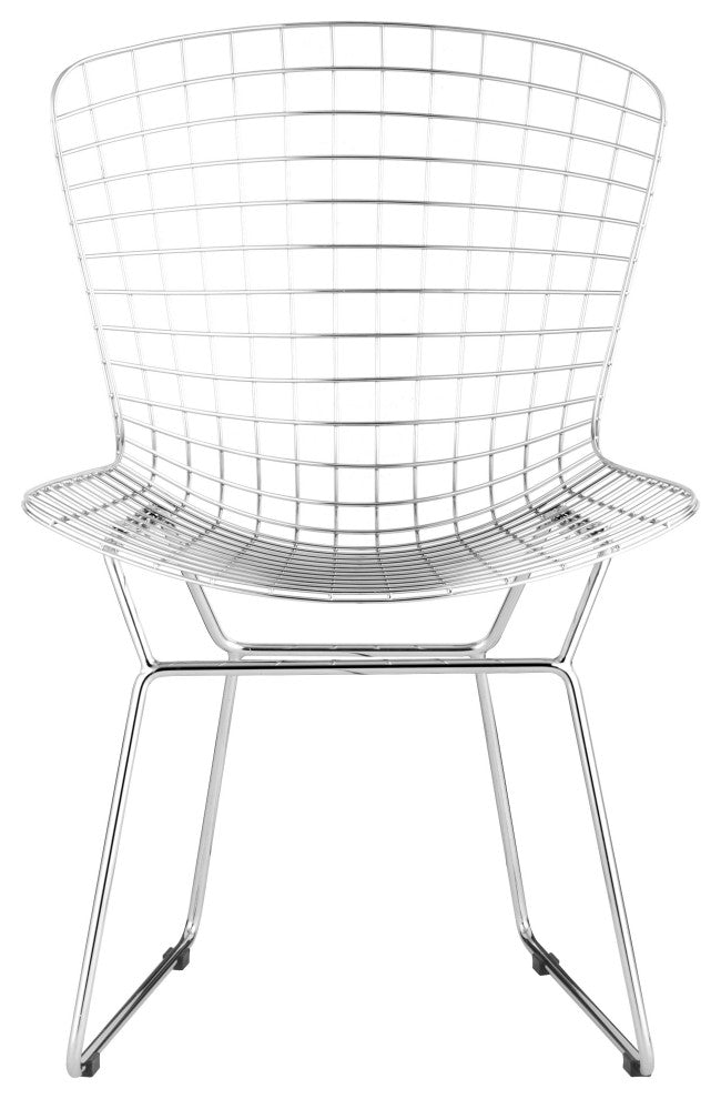 Wire Dining Chair (Set of 2) Chrome