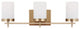 Visual Comfort Studio 4490303-848 3-Light Bath, Zire