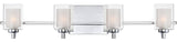 Kolt 4-Light Bath Vanity, Polished Chrome