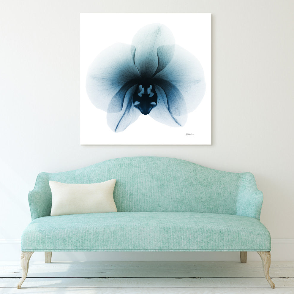 "Glacial Orchid" Frameless Free Floating Panel Graphic Wall Art, 38"x38"