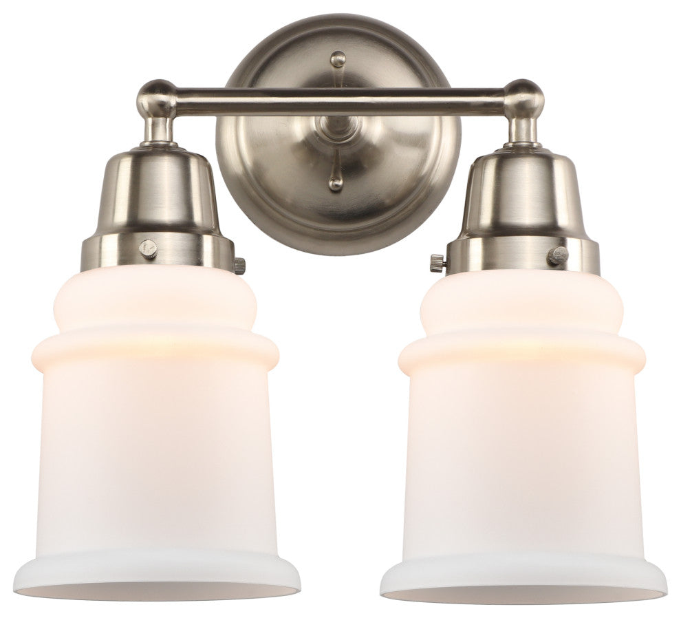 Innovations 623-2W-SN-G181 2-Light Bath Vanity Light, Brushed Satin Nickel