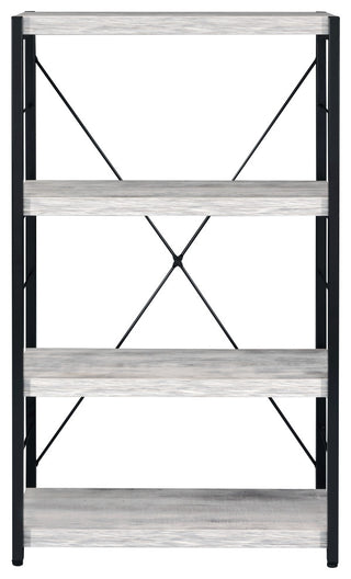 Jurgen Bookshelf, Antique White-Ash and Black